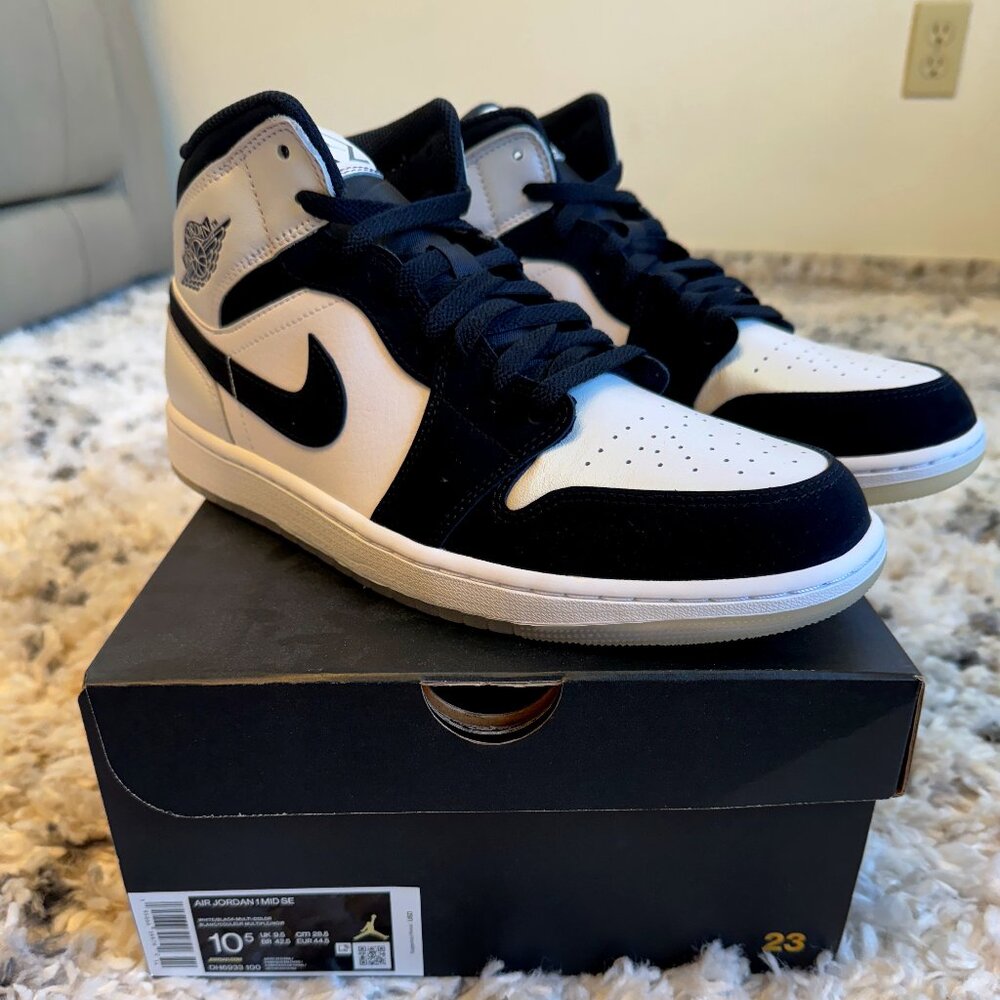 Air Jordan 1 Mid SE Diamond Shorts 10.5 Mens